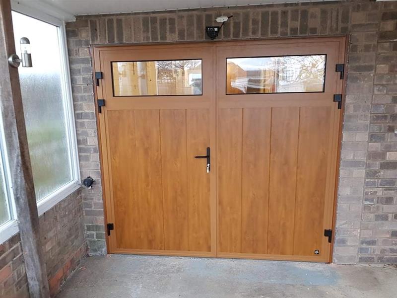 Ryterna Insulated Side Hinged Garage Door with Windows (Grantham)